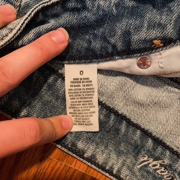 AEO CROCHET SIDE SHORTS SIZE 0 - Picture 4 of 4